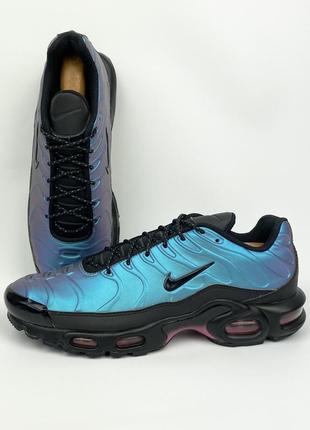 Футуристические кроссовки nike air max tn plus se «throwback future» aj2013-006 оригинал синие размер 43