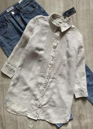 Льняная блузка, блуза, льняная рубашка, рубашка, рубашка, льняная туника, рубашка-туника6 фото