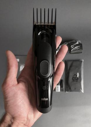 Машинка для стрижки braun hair clipper precise easy 17, 5427