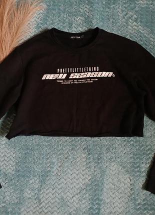 Укорочений світшот худі plt 🖤