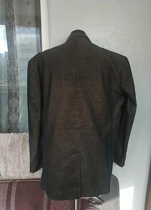 Модный,фирменные пиджак в рубчик,классный,с переливом.bogie.4 фото