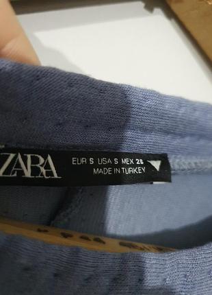 Укорочений світшот zara стьобаний оверсайз з широкими довгими рукавами укорочений небесно блакитний y2k5 фото