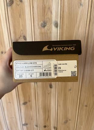 Кроссовки viking gore-tex 23размер9 фото