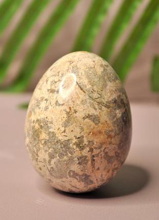 Яйце з натурального каменю яшма, 6.5 см