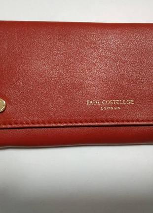 Paul costello красивий оригінальний шкіряний гаманець6 фото