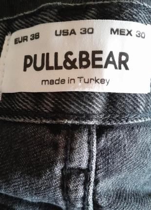 Джинсы укороченные бойфренды pull &amp; bear6 фото