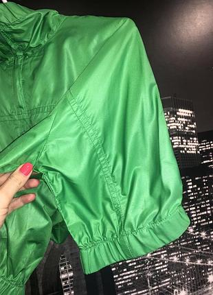 Куртка ветровка бомбер для девочки подростка 7