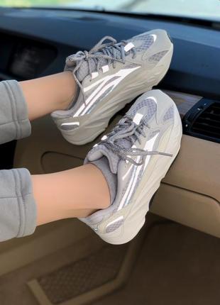 💎💖adidas yeezy 700 static💖💎адидасыизи  700 рефлектив, изи буст 700,  кросівки адідас ізі 700, кросовки адидас 7005 фото