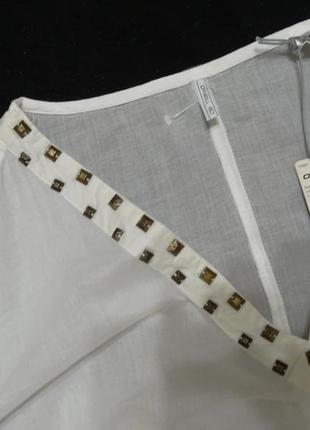 Блуза хлопковая  удлинённая с дырками   реглан4 фото