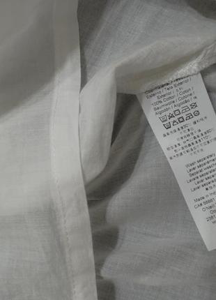 Блуза хлопковая  удлинённая с дырками   реглан6 фото