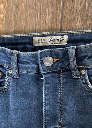 Стрейчевые джинсы скинни 34 размер2 фото