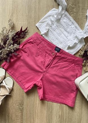 Яркие розовые шорты котон