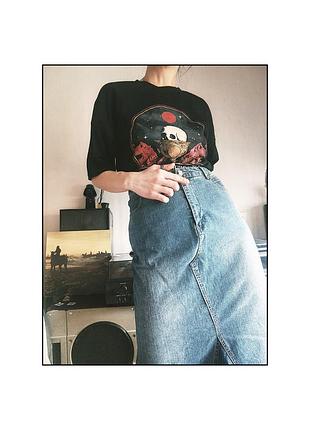 Y2k / довга спідниця / спідниця / бавовна / ретро