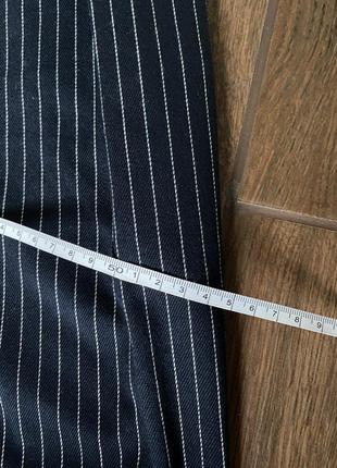 The drop широкие брюки / палаццо в вертикальную полоску с боковыми карманами8 фото