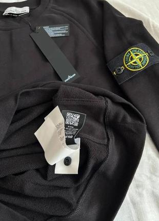 ⭐️свитшот stone island черный🖤4 фото