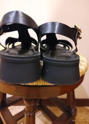 Черные сандалии, босоножки h&amp;m роз.40(26,5 см)4 фото