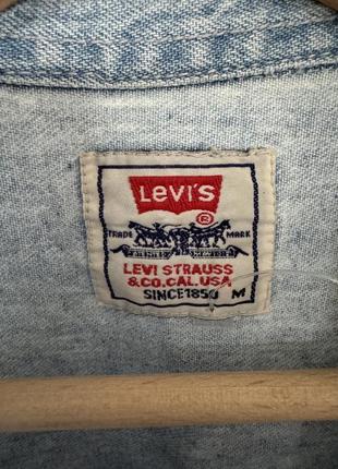 Винтажная рубашка levi’s без рукавов2 фото