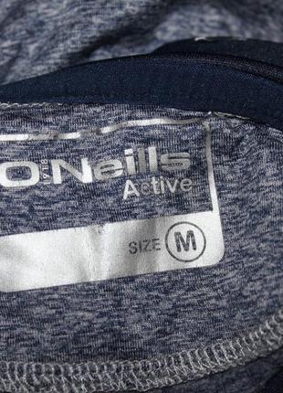 Чоловіча щільна утеплена спортивна кофта термо рашгард лонгслів худі з капюшоном o'neills m-l2 фото