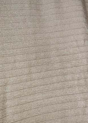 Песочное базовое трикотажное платье миди stimma3 фото
