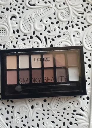 Lamel smoky beauty eyeshadow kit палітра тіней