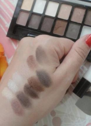 Lamel smoky beauty eyeshadow kit палітра тіней