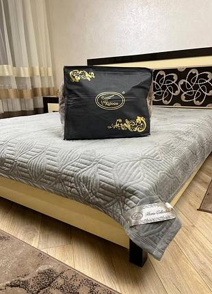 Покривало велюрове (4 кольори) тм koloco 220×240 см