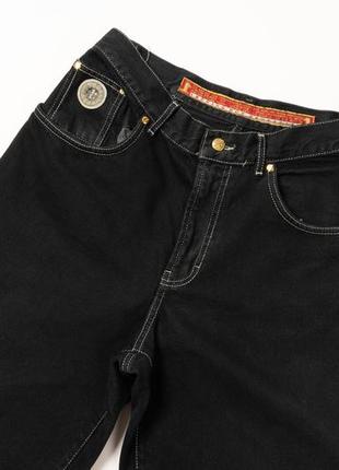Trussardi vintage black denim jeans мужские джинсы4 фото