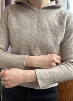 Шерстяной худи
