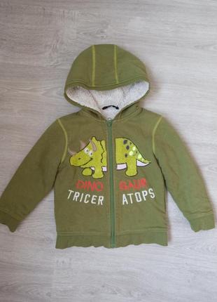 Тепла кофта худі на замку