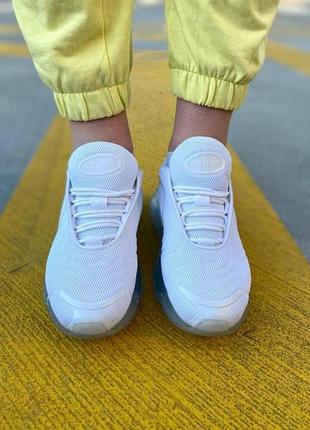 Женские кроссовки nike на прозрачной платформе белые размер 369 фото