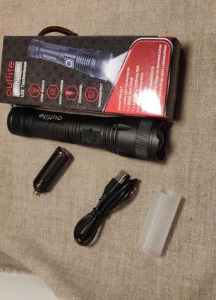 Ліхтар акумуляторний outlite fl-304 usb 5000mah zoom6 фото