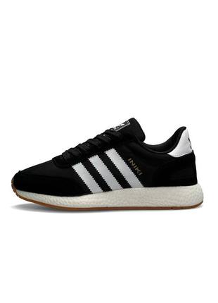 Жіночі кросівки adidas originals iniki w black white6 фото