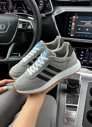 Жіночі кросівки adidas originals iniki w gray black2 фото