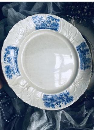 🔥 тарелка 🔥 старинный винтаж фаянс швеция