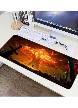 Игровая поверхность, большой коврик для мышки игровой 70x30 см world of warcraft