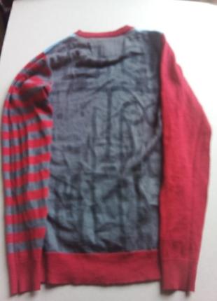 Полушерстяной удлиненный свитер desigual6 фото