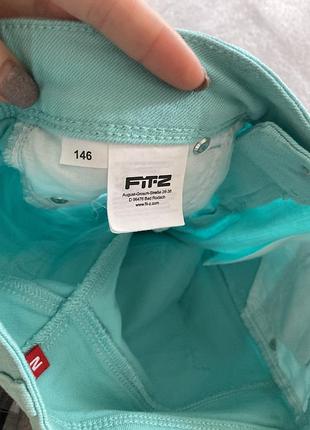 Стильні джинсові шорти бірюза 4