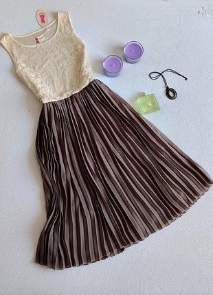 Плаття міді, контрастне