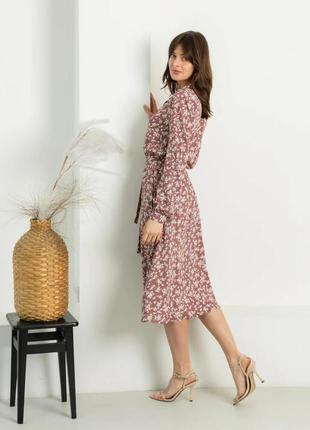 Женское платье в цветочный принт,( 2 расцветки)2 фото