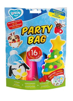 Набор для лепки с воздушным пластилином party bag winter тм lovin