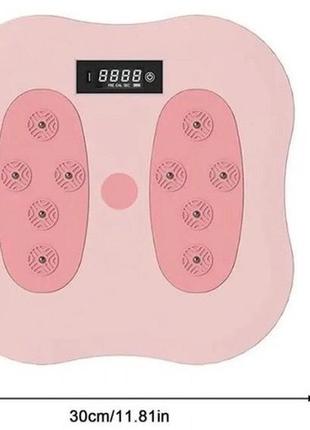 Вращающийся тренажер массажер для стоп waist twisting disc с подсчетом калорий