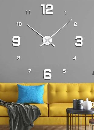 Настінний годинник 3d diy clock 172520 з цифрами8 фото