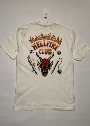 Футболка stranger things "hellfire club" primark /netflix