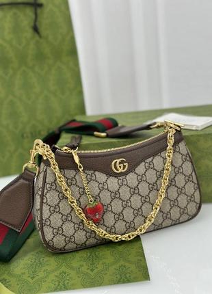 Сумка гуччи gucci strawberry1 фото