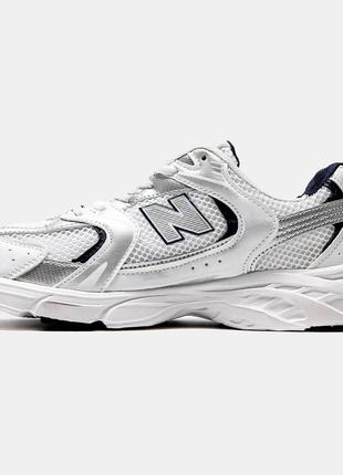 Кросівки new balance 530 white navy 40-452 фото