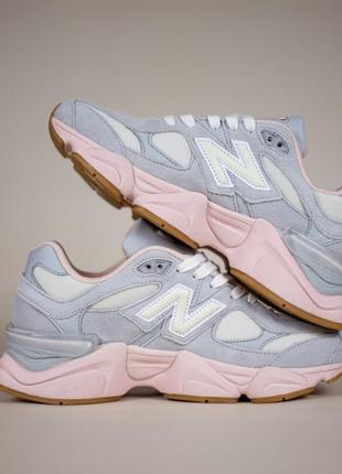 Жіночі кросівки new balance 9060 grey pink