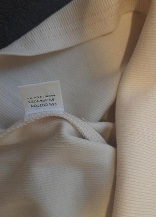 Базова кофта футболка в рубчик у кольорах2 фото