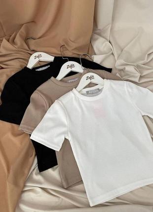 Базова кофта футболка в рубчик у кольорах1 фото