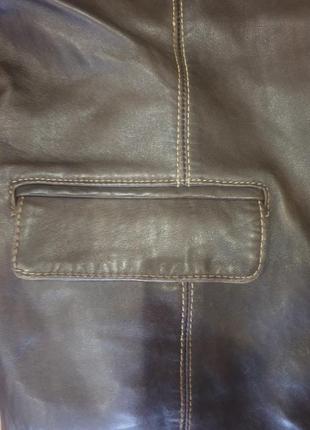 Кожаная куртка, пиджак, р.l5 фото