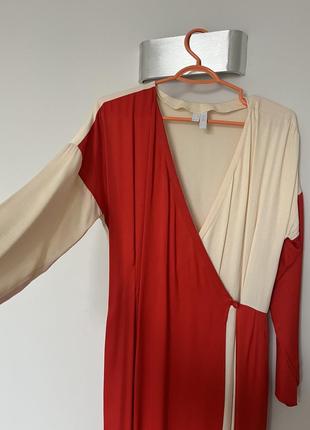 Атласна сукня колорблок від asos4 фото